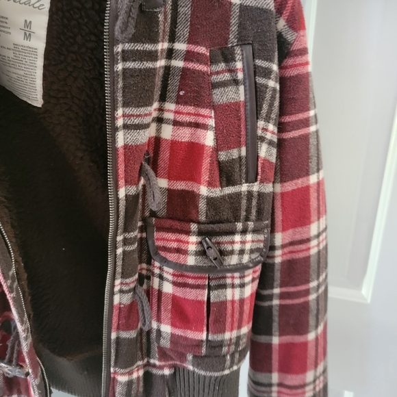 Aeropostale plaid coat junior size medium - Picture 2 of 5